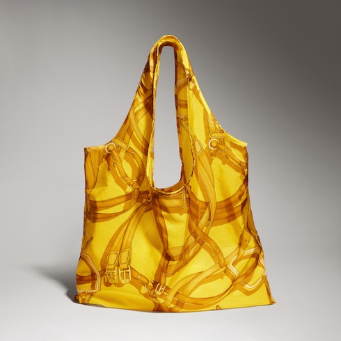 Large printed tote bag