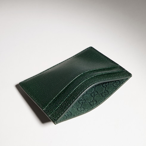 Kartenetui mit Gucci Schriftzug