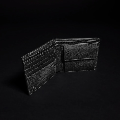 Cartera bi-fold con ranuras para tarjetas Web