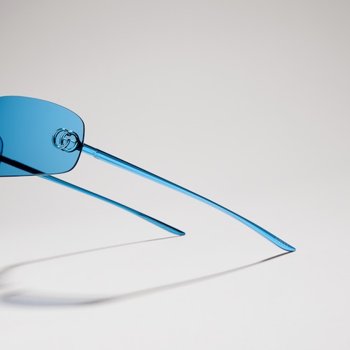 Lunettes de soleil à monture géométrique