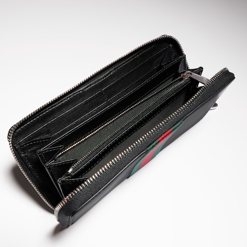 Web Trademark Brieftasche mit Rundumreißverschluss
