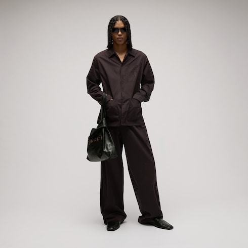 Pantalón de sarga de algodón