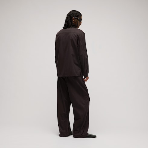 Pantaloni in twill di cotone