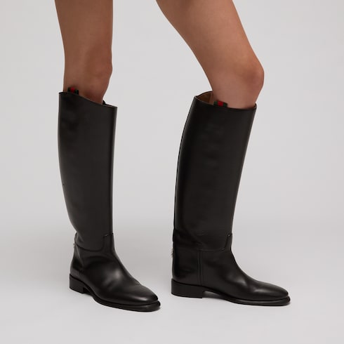 Bottes avec détail bande Web pour femme