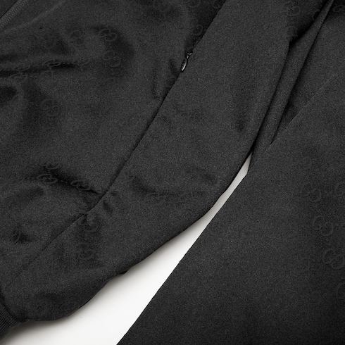 Jacke aus GG Polyamid Jacquard mit Reißverschluss
