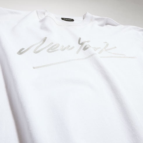 Camiseta de punto de algodón con estampado