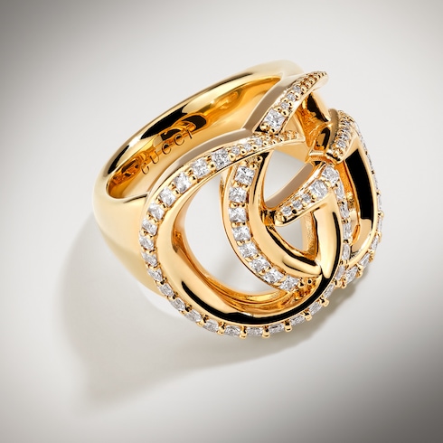 Bague ajourée GG Marmont