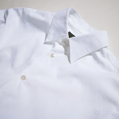 GG cotton poplin shirt