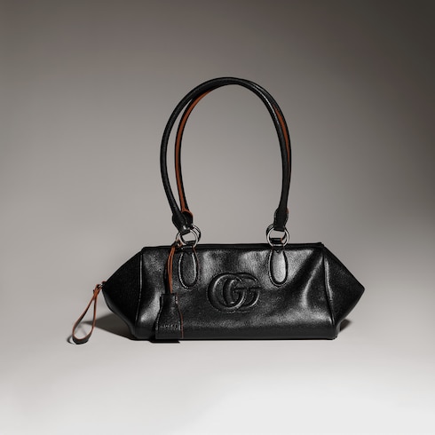 Medium boston bag with Double G detail