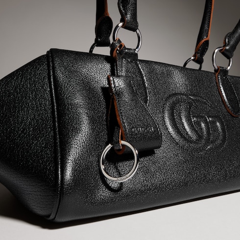 Medium boston bag with Double G detail