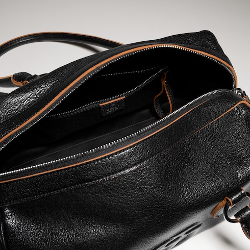 Medium boston bag with Double G detail