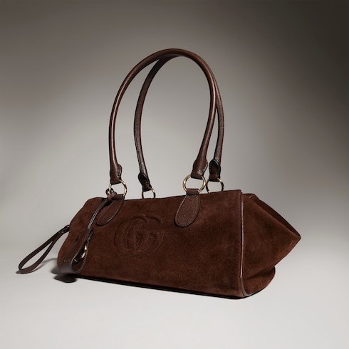 Medium boston bag with Double G detail