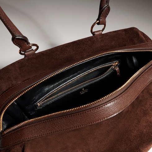 Medium boston bag with Double G detail