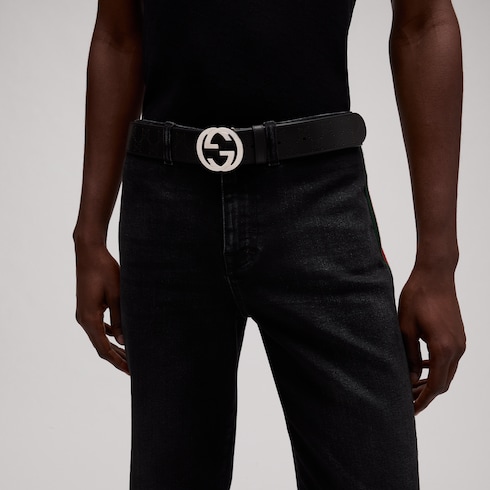 Ceinture avec boucle GG