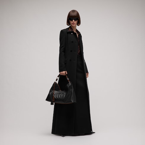Bolso de hombro grande con Detalle de Doble G