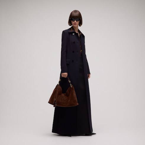 Bolso de hombro grande con Detalle de Doble G