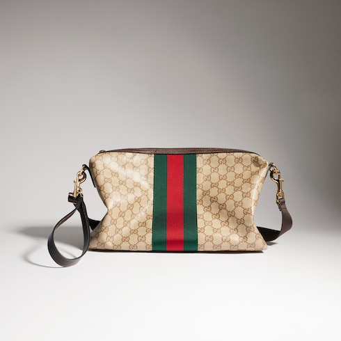 Medium GG crossbody bag with Web