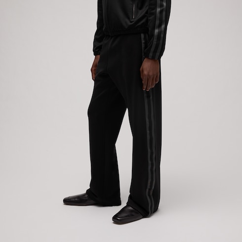 Pantalon de sport en coton avec bande Web discrète