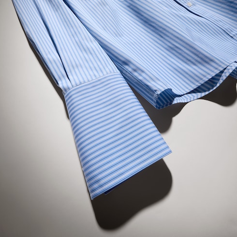 Striped cotton shirt