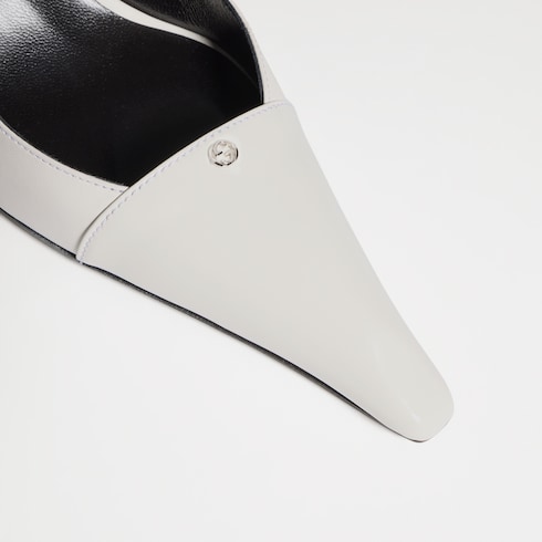 Women's slingback with Interlocking G details