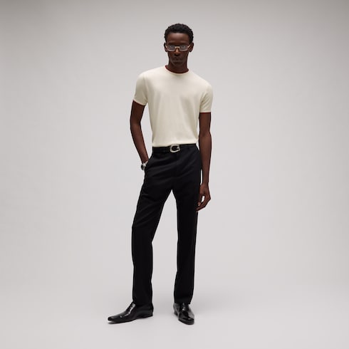 Pull en mélange de soie et coton