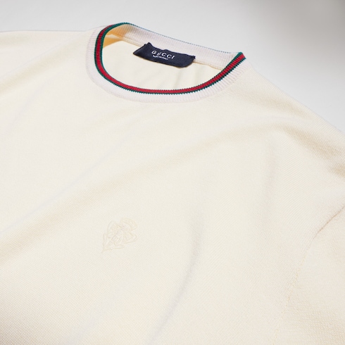 Pull en mélange de soie et coton