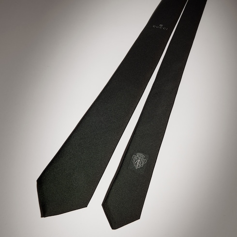 Krawatte aus Seide mit Gucci Interlocking G
