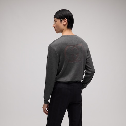 Pull en maille de soie fine