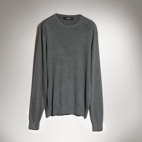 Pull en maille de soie fine