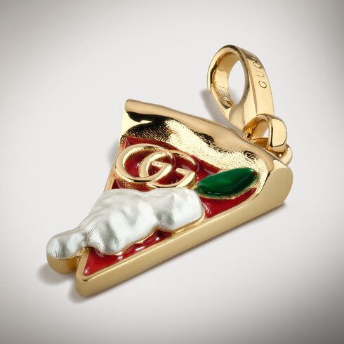 Pizza motif charm