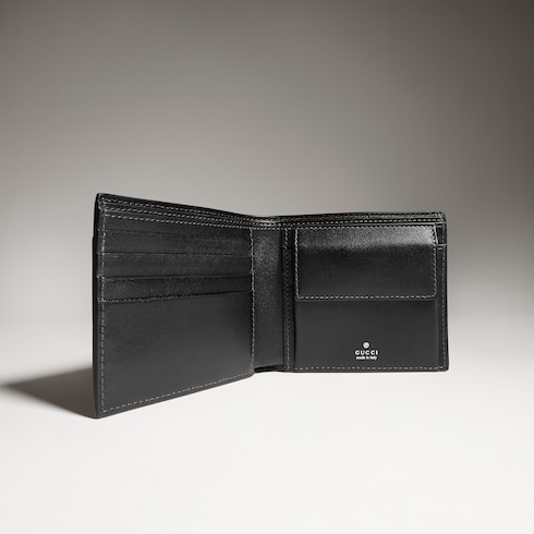 Bi-fold wallet with Interlocking G
