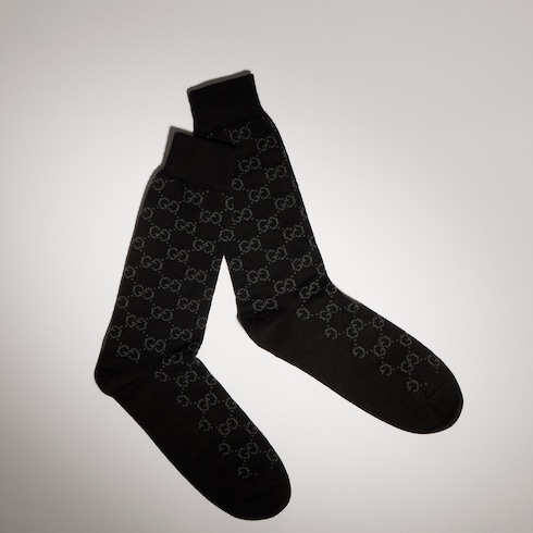 Chaussettes en coton mélangé GG