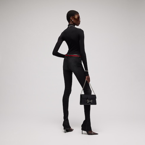 Seamless stretch nylon jersey top