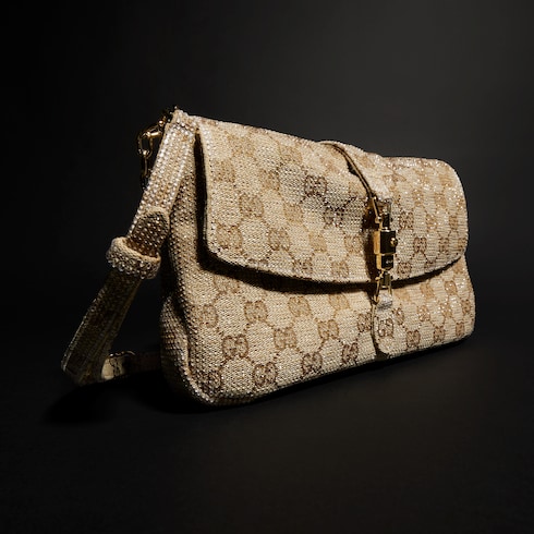Gucci Aperitivo系列仿水晶中号肩背包