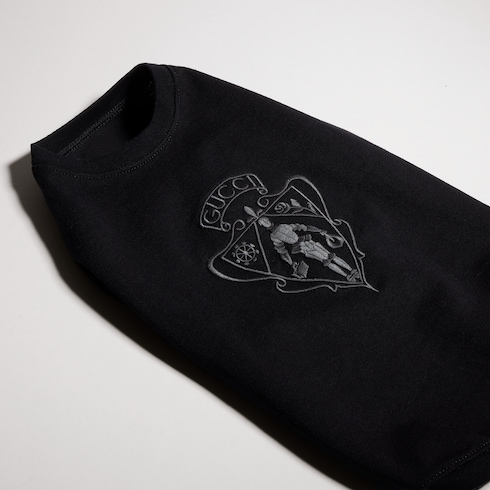 Camiseta de algodón con escudo para mascota