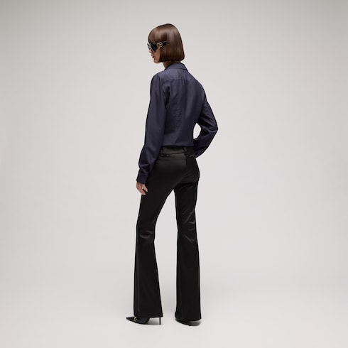 Stretch acetate duchesse pants