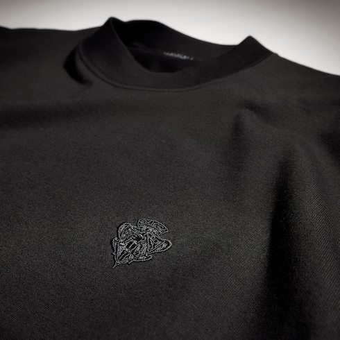 T-Shirt aus Baumwolljersey mit Stickerei
