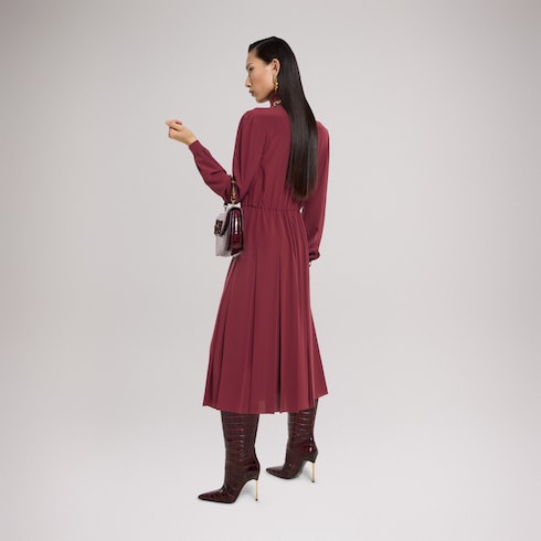 Robe en crêpe de Chine en soie