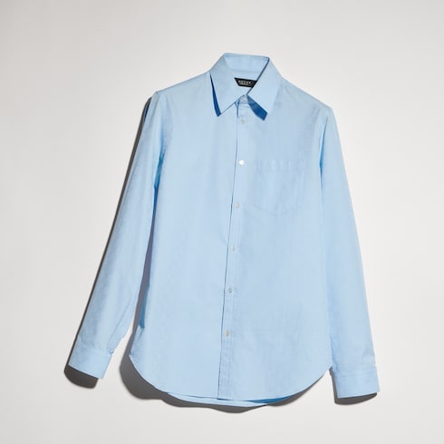 Chemise en popeline de coton GG