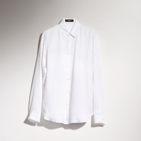 GG silk jacquard shirt