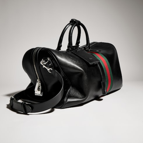 Web Trademark medium duffle bag