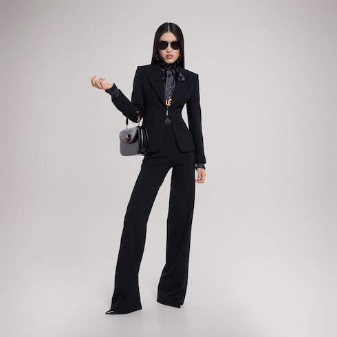 Gucci Bamboo 1947系列中号竹节手袋