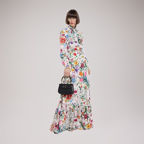 Gucci Bamboo 1947系列小号竹节手袋