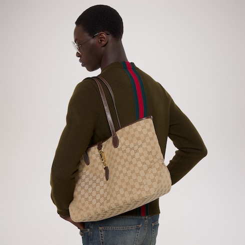 Gucci Jackie系列中号托特包
