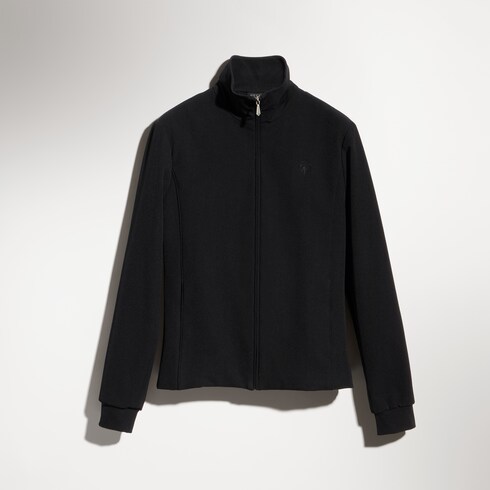 Jacke aus Stretch-Nylongabardine mit Reißverschluss