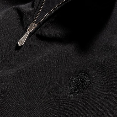 Jacke aus Stretch-Nylongabardine mit Reißverschluss