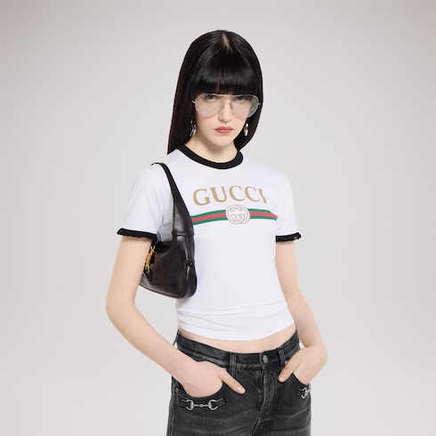 T-shirt en jersey de coton avec imprimé