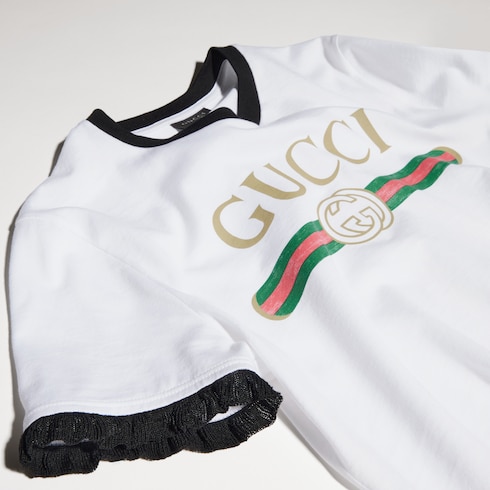 T-shirt en jersey de coton avec imprimé