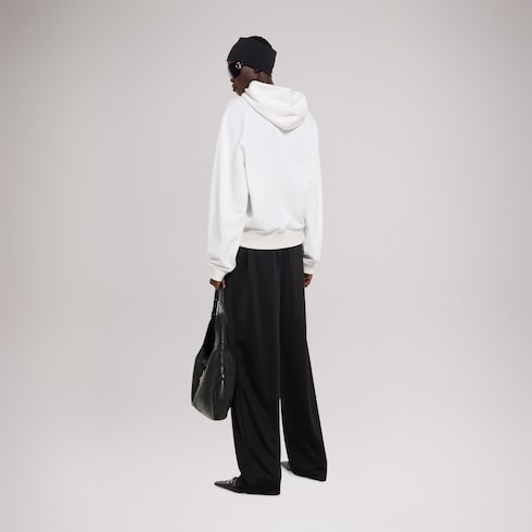 Felpa in jersey di cotone e cashmere