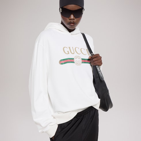 Sudadera de cashmere y punto de algodón